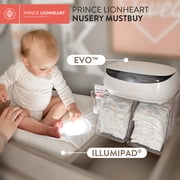 Prince Lionheart MY TWIST’R™ Diaper Disposal System | Outsmart Odors| Drop – Step - Done® | Easy to use | Designed to Last | High Capacity Bags | Personalize to Match Nursery