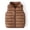 Coffee, variant on Girls Puffer Vest Lightweight Sleeveless Outerwear Jackets & Vests Kids Winter Clothes Girls Puffer Vest Size 4-5 Years