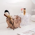 thumbnail image 4 of fastboy Transparent Box For Makeup Brushes And Small Items - Stay Organized And Stylish Cosmetic Storage Cylinder Cosmetic Box transparent 1Set, 4 of 6