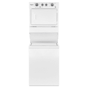 Whirlpool WGT4027HW 27 Inch Gas Stacked Laundry Center with 9 Wash Cycles