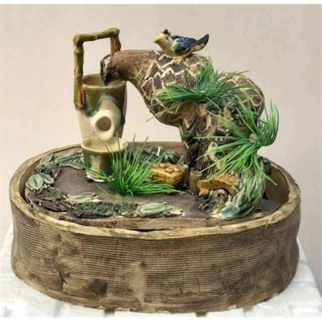 7 x 8.5 x 6 in. Ceramic Table Top Water Fountain