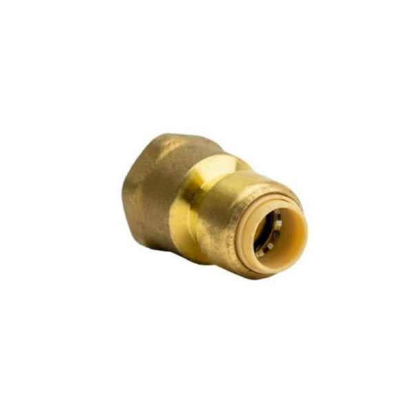 Quick Fitting LF840FR 0.37 in. Push Fittings 0.5 in. FNPT Straight Adapter