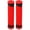 Red, variant on Nieyigj Non-Slip Silicone Mountain Bike Handlebar Grips with Bar End Plugs, Shock Absorbing, Black (5.1 inches / 130 mm)