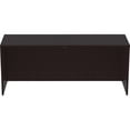 thumbnail image 6 of Lorell Essentials Series Credenza Shell - 72" x 24"29.5" Credenza Shell, 1" Top - Finish: Espresso, Silver Brush, 6 of 6