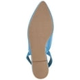 thumbnail image 5 of Journee Womens Mallorca Pull On Almond Toe Sling-Back Flats, 5 of 8
