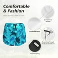 thumbnail image 6 of Fotbe World Turtle Day Womens High Waist Running Shorts Athletic Workout Quick Dry Shorts for Women with Pockets Gym Yoga Summer Shorts-X-Large, 6 of 9