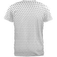 thumbnail image 2 of Golf Ball Costume White All Over Adult T-Shirt - Small, 2 of 2
