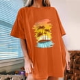 thumbnail image 2 of Birdeem T-Shirt Décontracté pour Femmes à Manches Courtes, Imprimé, d'Été, de Plage, à Enfiler, 2 of 7