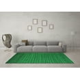 thumbnail image 3 of Ahgly Company Indoor Rectangle Abstract Green Modern Area Rugs, 2' x 4', 3 of 4