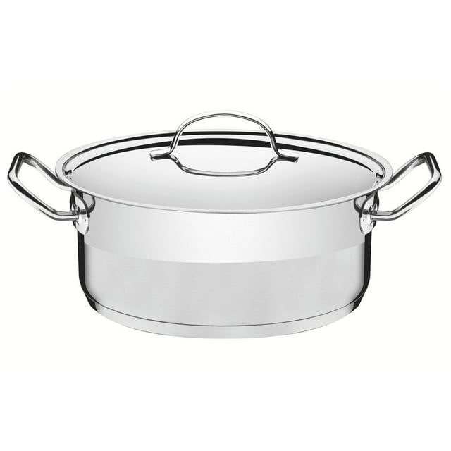 Cacerola Tramontina Professional Acero Inoxidable con tapa 24 cm
