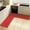Red, variant on L-Shaped Corner Kitchen Rug Non-Slip Absorbent Washable Floor Mat for Cooking Area 1-Pack