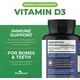 thumbnail image 3 of Vitamina D3 50000 Iu 120 Cápsulas Apoyo A Huesos Y Dientes, 3 of 9