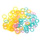 thumbnail image 1 of 120 Unids Coloridos Marcadores de Punto de Tejer Plástico Anillo Knitters Herramientas, 1 of 7