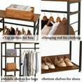 VECELO FreeStanding Clothes Rack Storage Shelves Clothes Hanging Rack