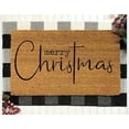 thumbnail image 4 of Merry Christmas Doormat Non Slip Doormat Front Door Home Décor for Indoor Outdoor Christmas Holiday Entryway Décor,19"x30", 4 of 8