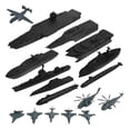 thumbnail image 2 of Portaaviones de juguete de 17 piezas, modelo de barco para colección, regalo, helicóptero, barco de , juguete para niños y adultos, 2 of 8