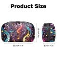 thumbnail image 5 of Musical Note Cord Organizer Travel Bag with Waterproof Oxford Fabric, Cable Storage Organizer Case for Electronic Devices, Small Parts Storage Box - 5.9x9.44x3.14 in, 5 of 6