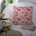 thumbnail image 3 of Watercolor Floral Art Canvas Fabric Decorative Pillow, 3 of 4