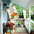 thumbnail image 4 of Hello Fall Pumpkin House Flag 28x40 Inch Double Sided, Autumn Sign Seasonal Yard Outdoor Thanksgiving Decor DF310-28, 4 of 5