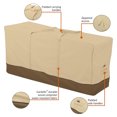thumbnail image 3 of Classic Accessories Veranda Water-Resistant 60 Inch Patio Cushion and Cover Storage Bag, 3 of 15