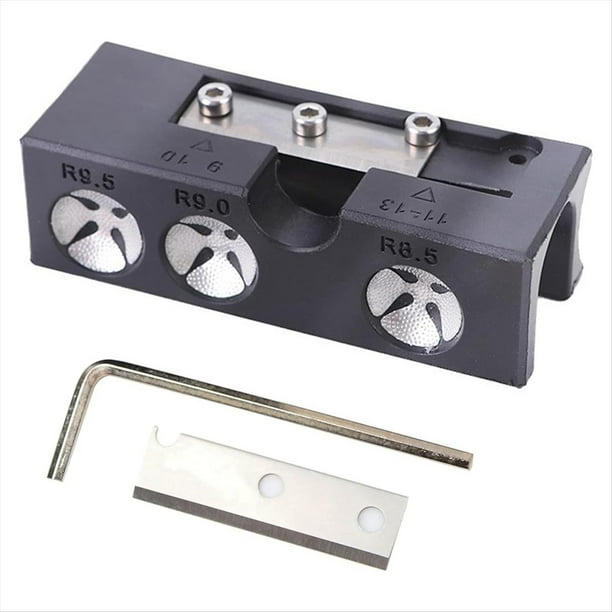 Herramienta de Reparación de Puntas de Tacos de Billar de Aluminio Mejorada, Accesorios para Tacos de Billar, Utilizada para Reemplazar y Dar Forma A las Puntas de Tacos de Billar