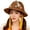 Brown, variant on Bavarian Festival Bucket Hat With Braids For Oktoberfest And Party Traditional Accessory White One Size