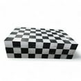 thumbnail image 2 of Genuine Marble Coffee Table - Nero Black / Carrara Tiled Marble, 2 of 6