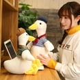 thumbnail image 4 of Muñeco De Pato Pequeño Superbonito, Juguete De Peluche De Pato Animador, Almohada Para Dormir, Cama De Bebé, Regalo De Cumpleaños Para Niños seitruly FN007809-03, 4 of 6