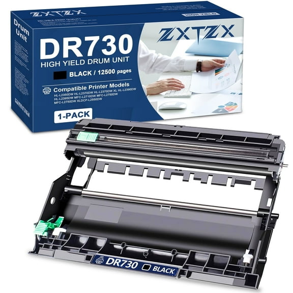 DR730 Drum Compatible for Brother DR730 Black Drum Unit L2717DW L2750DW Printer (1 Pack)