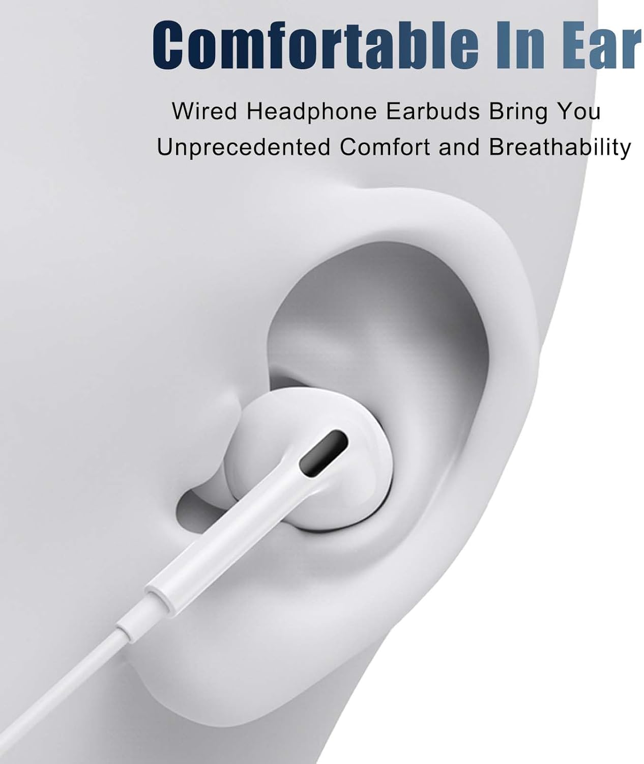 USB C Headphones Pack of 4, Type C Wired Earbuds, In-Ear Headphones with Microphone Noise Canceling Stereo, Earphones Compatible with iPhone 15/Samsung S23/Android/iPad Pro and Most USB C Devices - image 4 of 9