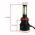 thumbnail image 2 of VISVIC LED Headlight Bulb forToyota Camry High Beam 9005 Lo Beam H11 2009-2018d, 2 of 5
