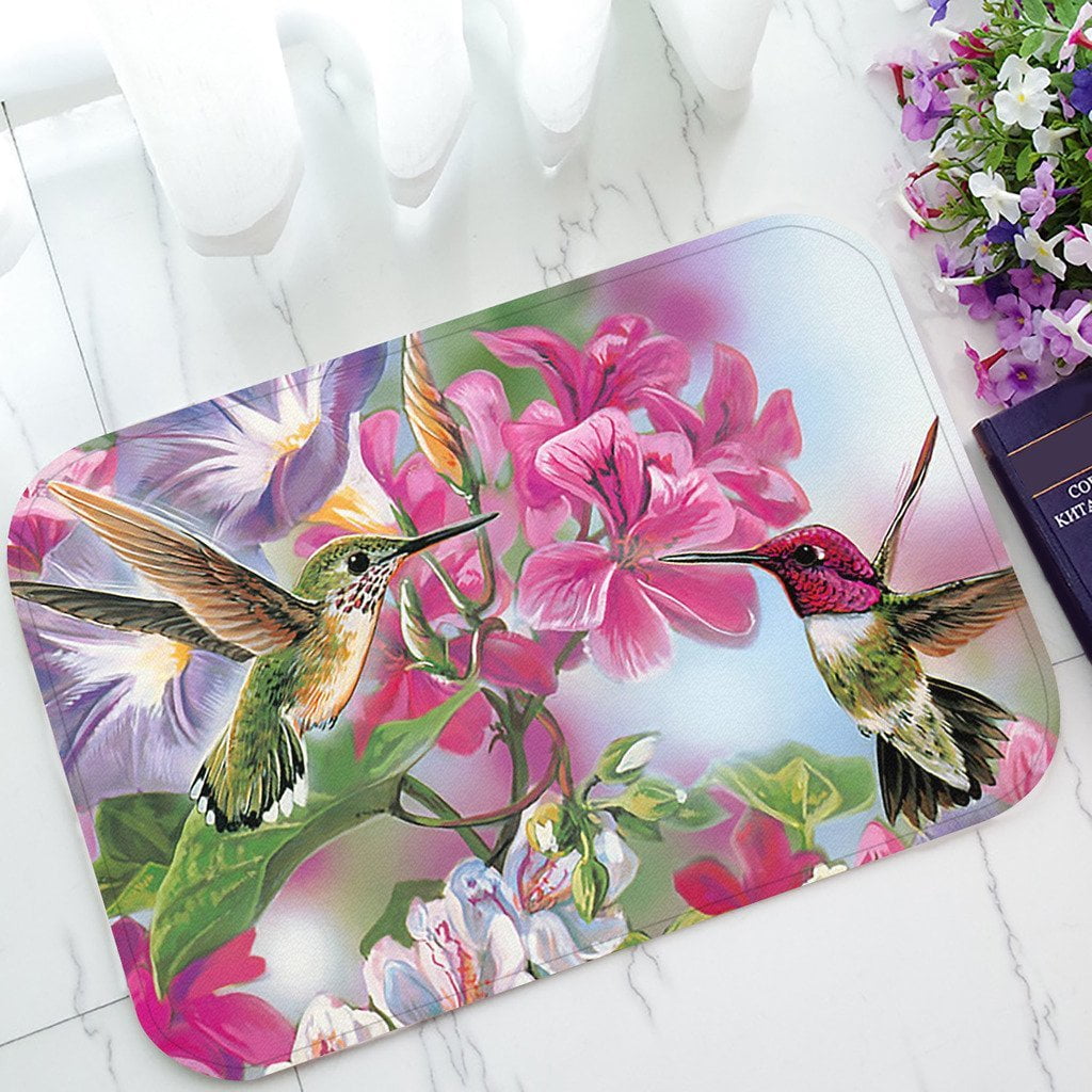 GCKG Hummingbird NonSlip Doormat Indoor/Outdoor/Bathroom Doormat 23.6