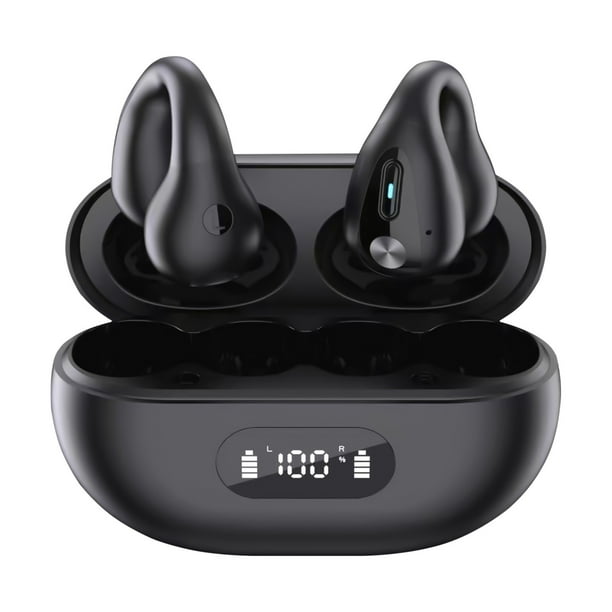 hoksml Electronics Gift Bluetooth 5.3 Wireless Headphones Bluetooth Headset  Open Headphones Finger Control Hifi Sound For Sports Open Ear Headset  Clearance 