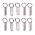 thumbnail image 2 of 10 piezas de perlas de engarce tubo de plata Sunnimix 925 Resultados de la joyería de plata, 2 of 8