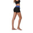thumbnail image 4 of Womens Swim Shorts High Waisted Drawstring Swimsuit Tankini Bottoms Boy Shorts, 4 of 7