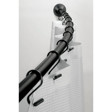 InterDesign Curved Shower Curtain Rod, Matte (Best Curved Shower Curtain Rod)