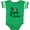 Football Green and White, variant on Inktastic My 1st Lacrosse Season Girls Baby Bodysuit
