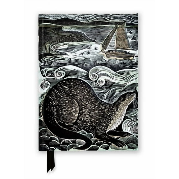 Flame Tree Notebooks Angela Harding: Shetland Otter & Windsong (Foiled Journal), (Hardcover)