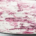 thumbnail image 4 of SAFAVIEH Skyler Joisse Distressed Area Rug, Pink/Ivory, 4' x 4' Round, 4 of 6