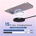thumbnail image 5 of Magnetic Wireless Charger 3-Pack, 15W Wireless Charging Pad, Fast Charging Compatible with iPhone 17/16/15/14/13/12 Series, 5 of 11