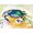 Green, variant on Betsy Drake Multicolor Polyester Green Crab Placemats (Pack of 4)