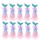 thumbnail image 2 of 50PCS Crteative Mermaid Candy Boxes Triangle Pyramid Wedding Gift Boxes Party Supplies Chocolate Boxes (Pink and Blue), 2 of 3