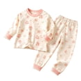thumbnail image 4 of QSXADF Unisex Boys and Girls Fall Winter Sweatshirt Set Graphic Long Sleeve Loose Top Pant 2 Piece Set For Home Wear Children Clothing Set, 4 of 5
