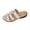 Gray, variant on THDHVS Flat Sandals for Women,Women's Sandals,Footbed Sandals with Arch Support Comfortable Slip-On Slide Sandals for Summer Beige 6.5