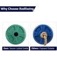 thumbnail image 5 of REDCAMP Climbing Rope Swings for Trees, Heavy Duty Plastic Disc Swing Seat for Kids and Adults with Hanging Strap and Snap Hooks, 5 of 7