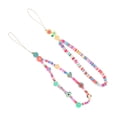 thumbnail image 4 of 2 Pcs Dragonne de Cellulaire Perles de Fruits Sangle de Poignet Anti-Perte, 4 of 7