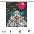 thumbnail image 2 of Killer Klowns from Outer Space Clown Shower Curtain, Bath Curtain Bathroom Home Decor Waterproof Polyester for Bathroom with 12 Hooks 56.30x70.87Inch（143x180cm）, 2 of 8