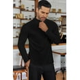 thumbnail image 4 of Ekouaer Men's Mock Turtleneck Long Sleeve Turtle Neck Tops Lightweight Undershirt Thermal Sweater Shirts, 4 of 7