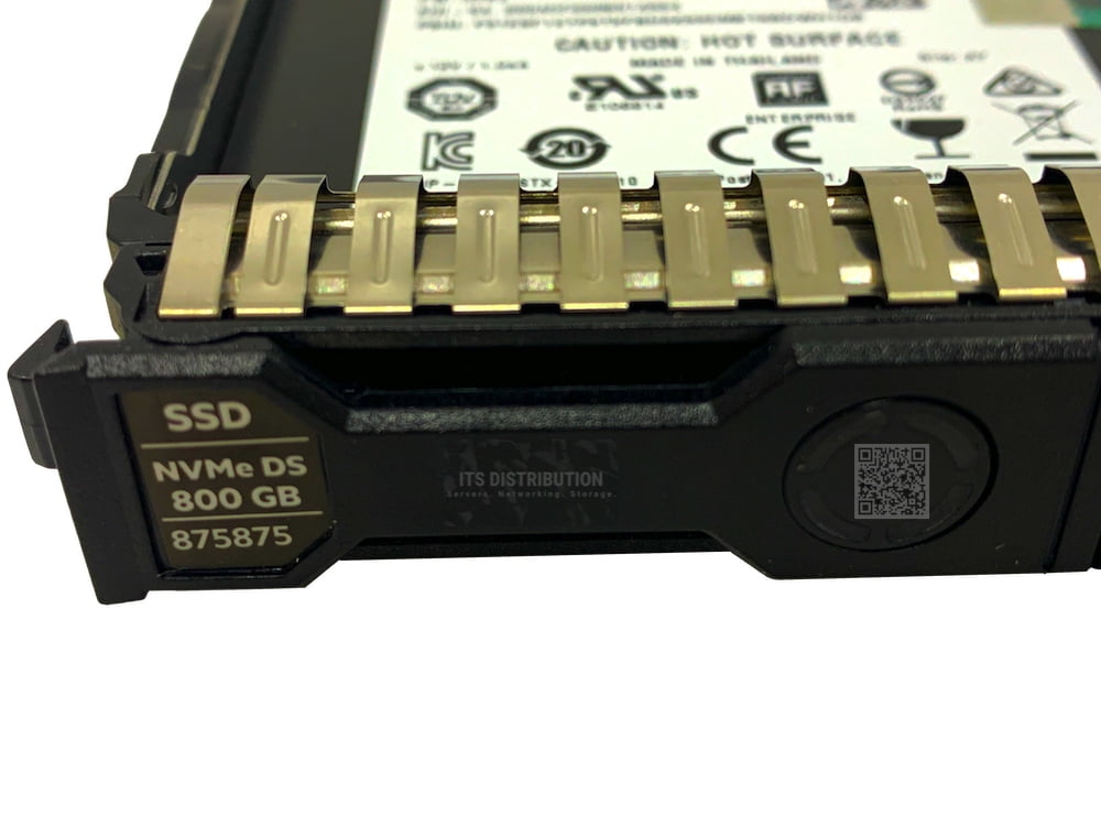 Pre-Owned HPE Mixed Use - SSD - 800 GB - hot-swap - 2.5" SFF - PCIe 3.0 x4 (NVMe) - with HPE Smart Carrier NVMe