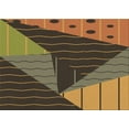 thumbnail image 1 of Ahgly Company Machine Washable Indoor Rectangle Transitional Cinnamon Brown Area Rugs, 2' x 3', 1 of 7